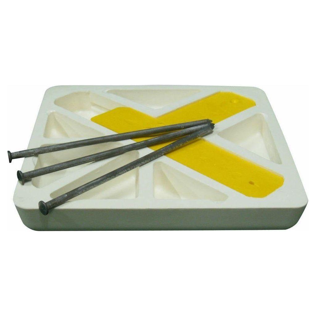 Soft Touch Set Of 14” Spike Down Base Covers W/ Double First Base And Mounting System S14DBL-SET