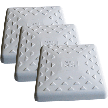 Soft Touch Set Of 3 14” Premium Base Covers W/ Ground Mounts And Plugs Y1400