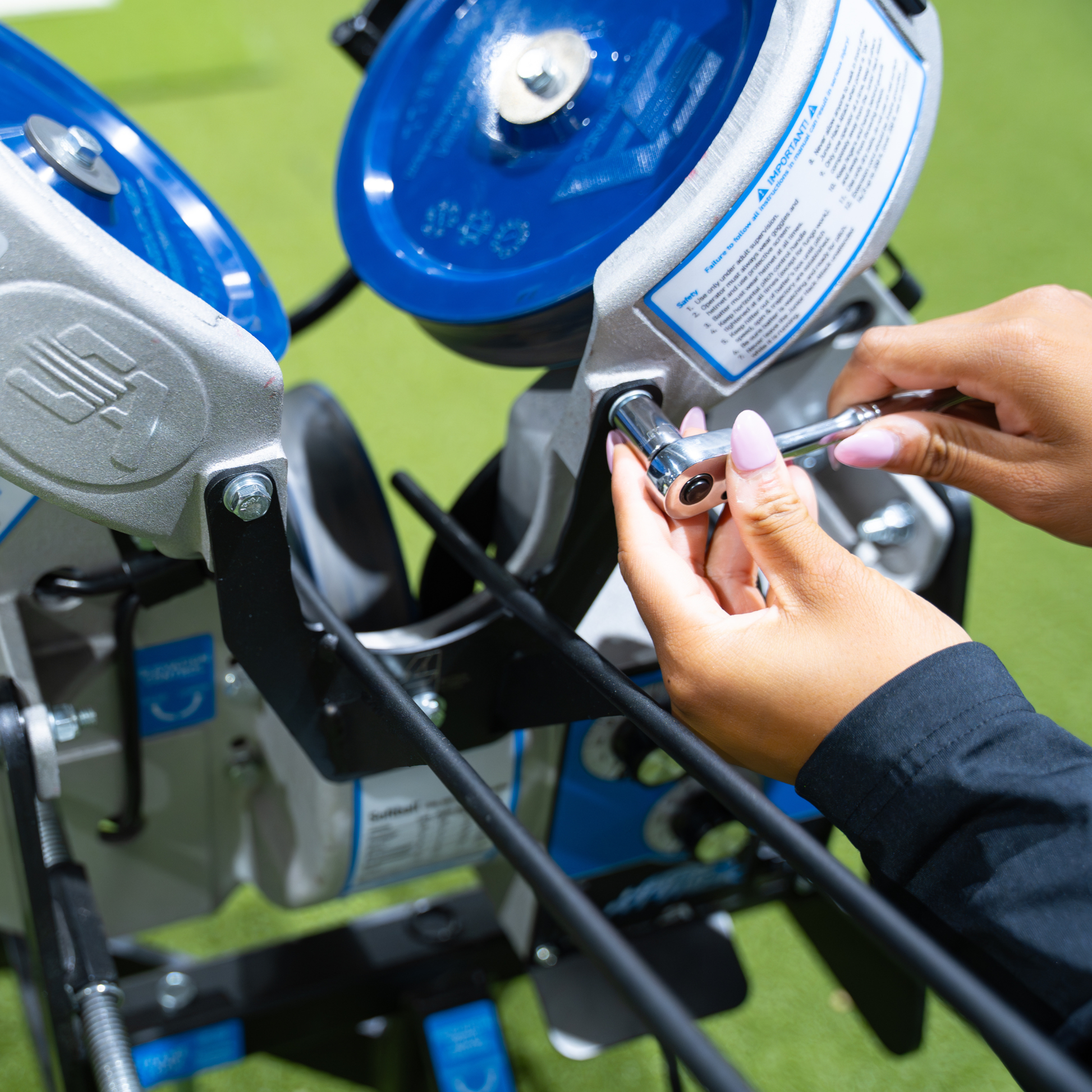 Softball - Timing Chutes™ for Jr. Hack Attack Pitching Machines