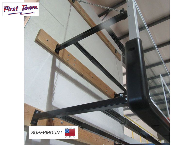 SuperMount46™ Wall Mount Basketball Hoop System by First Team