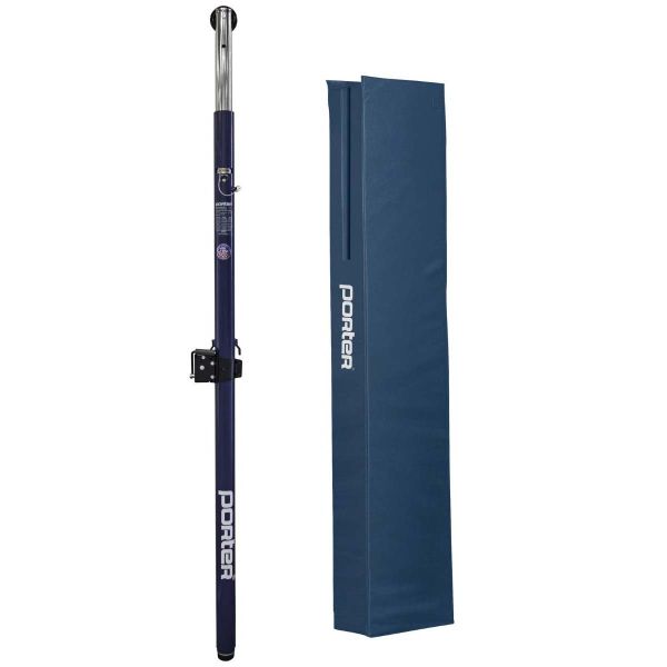 Porter Volleyball Powr Line Telescoping Center Standards with Pads