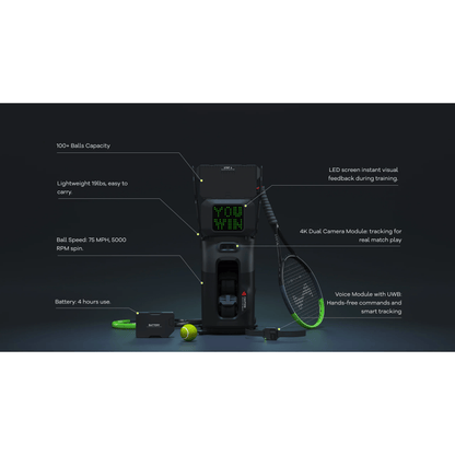 Tenniix Pro Ai Tennis Ball Machine