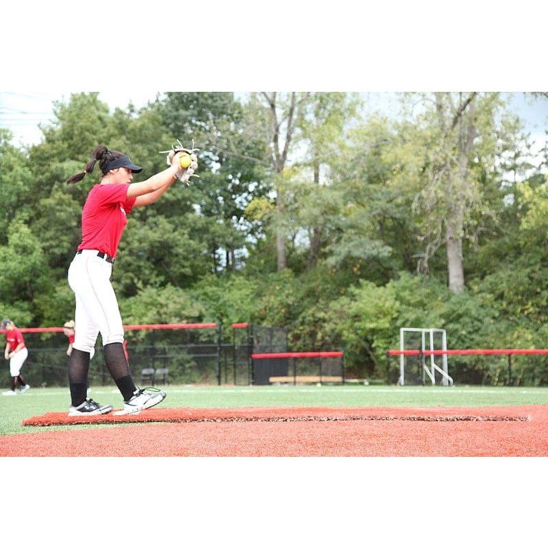 The Perfect Mound Defender Series Softball Pitching Mat Pro SBMPRO (13' x 4')