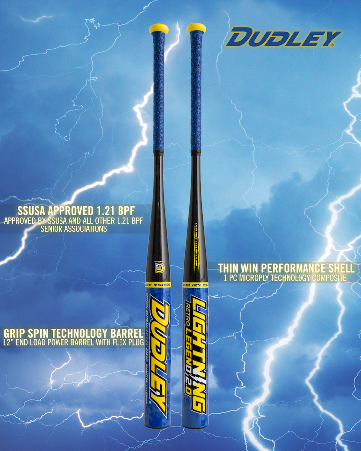 2026 Dudley Lightning Legend Retro 2.0 12" Endload SSUSA Senior Slowpitch Softball Bat: LLESP2R
