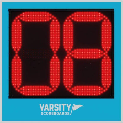 Varsity Scoreboards 3520 3′ x 3′ w/ 20″ Digits Baseball Two Digit Pitch Clock