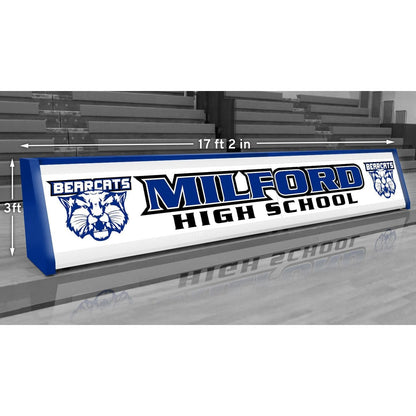 Varsity Scoreboards Backlit Scorer's Table 4440-BL (8-Seat)