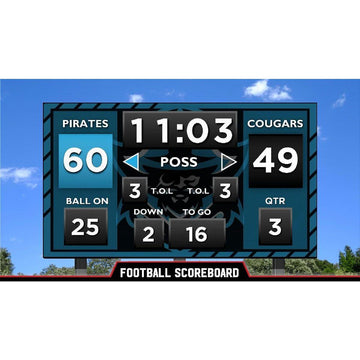 Varsity Scoreboards Outdoor LED Video Display Boards (12'x6')