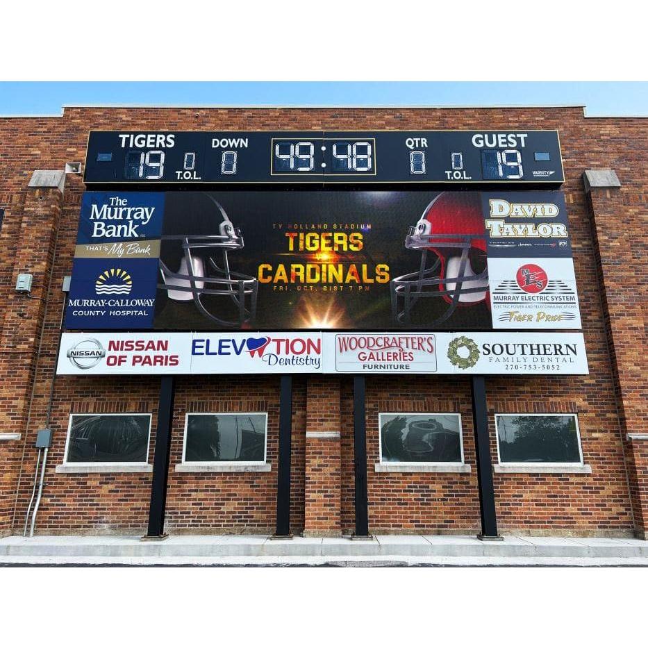 Varsity Scoreboards Outdoor LED Video Display Boards (12'x6')