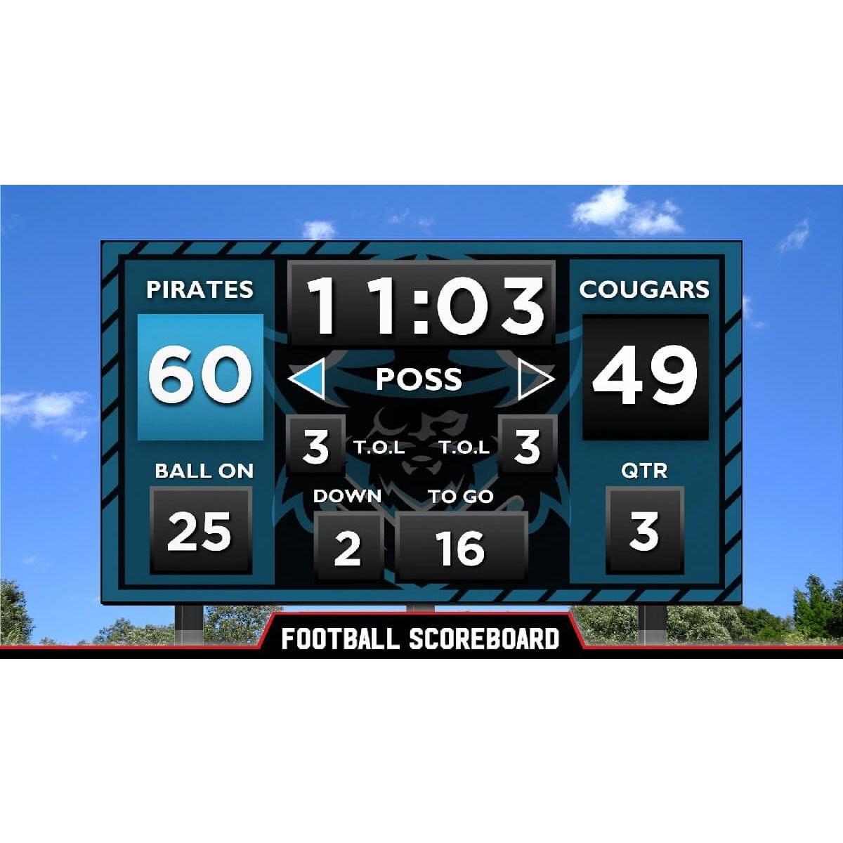 Varsity Scoreboards Outdoor LED Video Display Boards (17'x9')