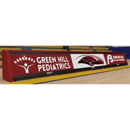 Varsity Scoreboards Backlit Scorer's Table 4450-BL (12-Seat)