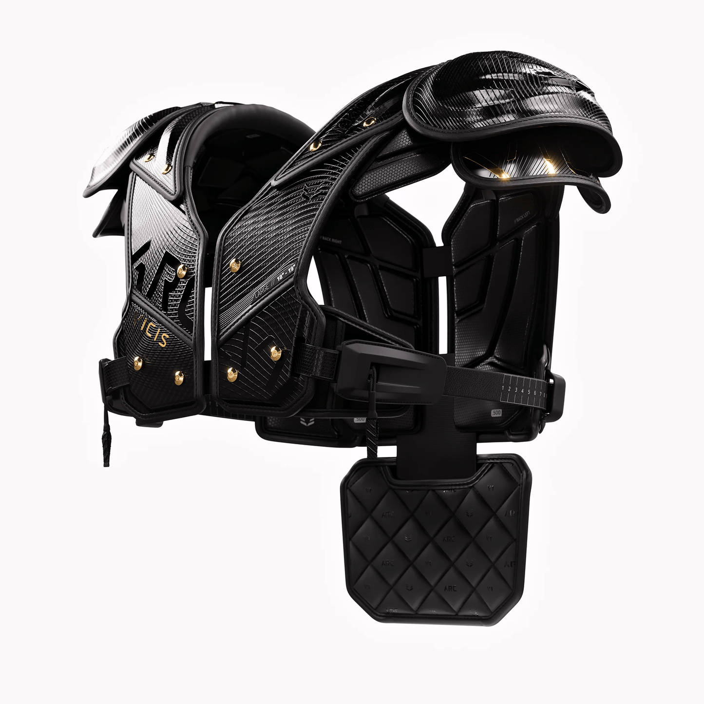 Vicis ARC_V1 Elite Football Shoulder Pads with Attached Back Pad- Skill