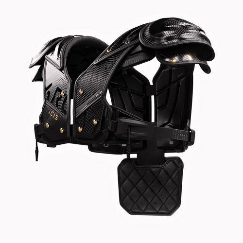 Vicis ARC_V1 Elite Football Shoulder Pads with Attached Back Pad - Trench
