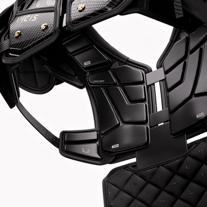 Vicis ARC_V1 Elite Football Shoulder Pads with Attached Back Pad - Trench