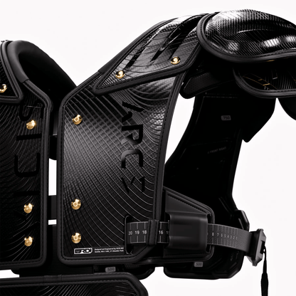 Vicis ARC_V1 Elite Football Shoulder Pads with Attached Back Pad - Trench
