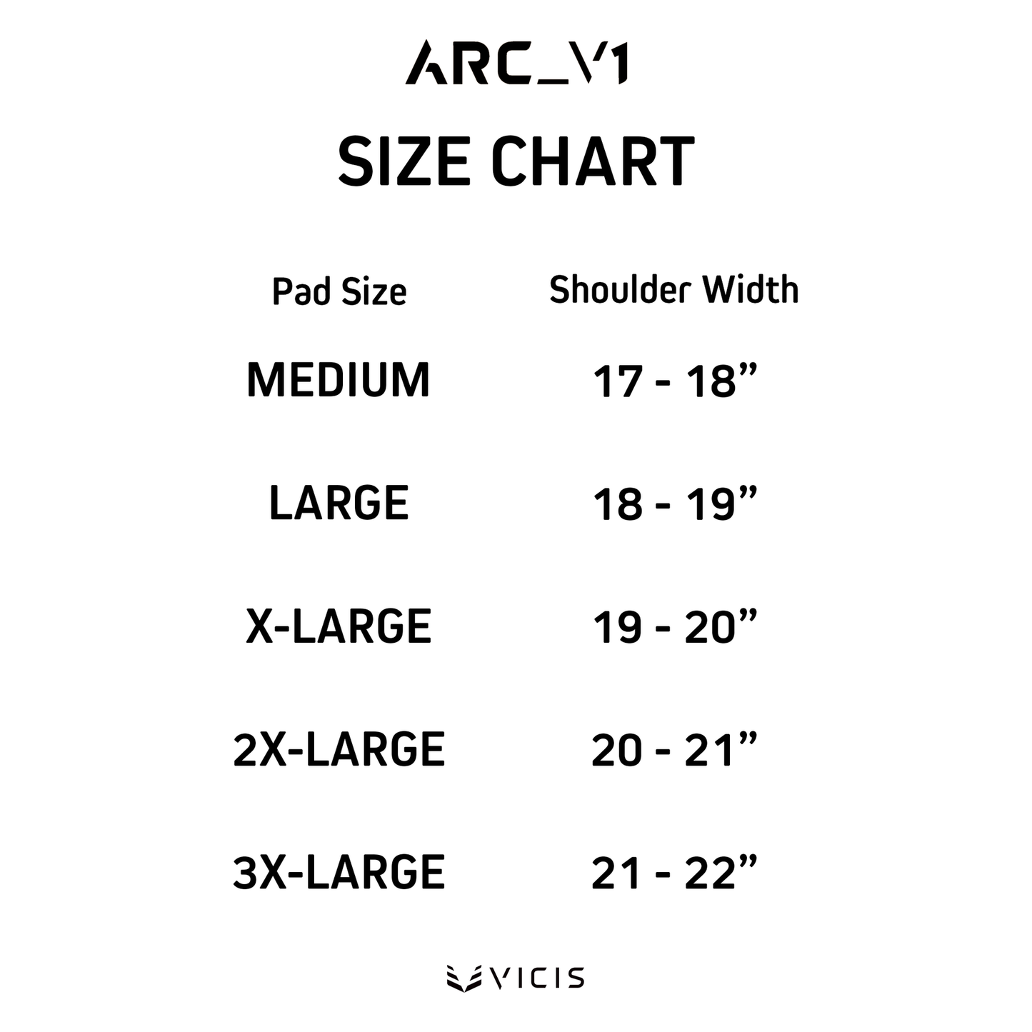 Vicis ARC_V1 Elite Football Shoulder Pads with Attached Back Pad- All Purpose