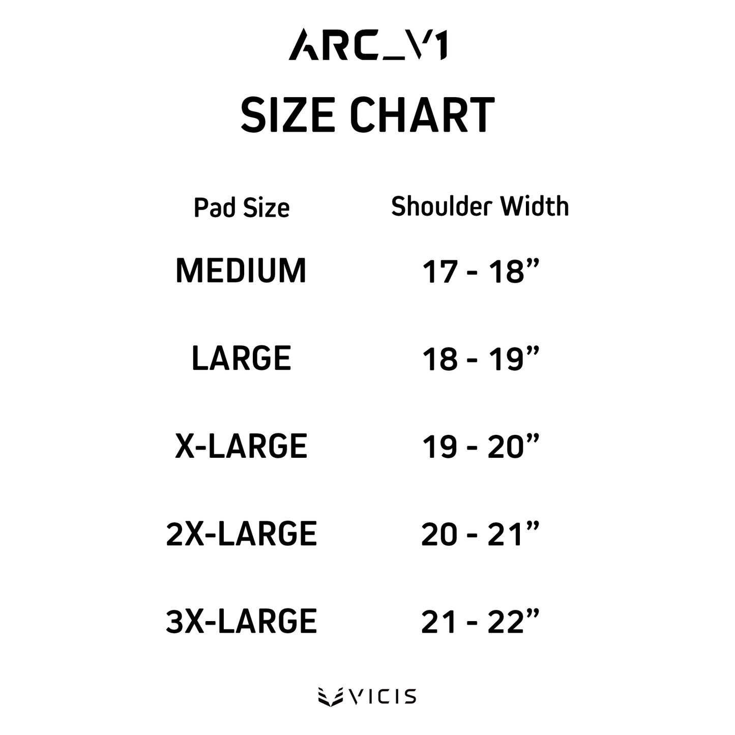 Vicis ARC_V1 Elite Football Shoulder Pads with Attached Back Pad- Skill