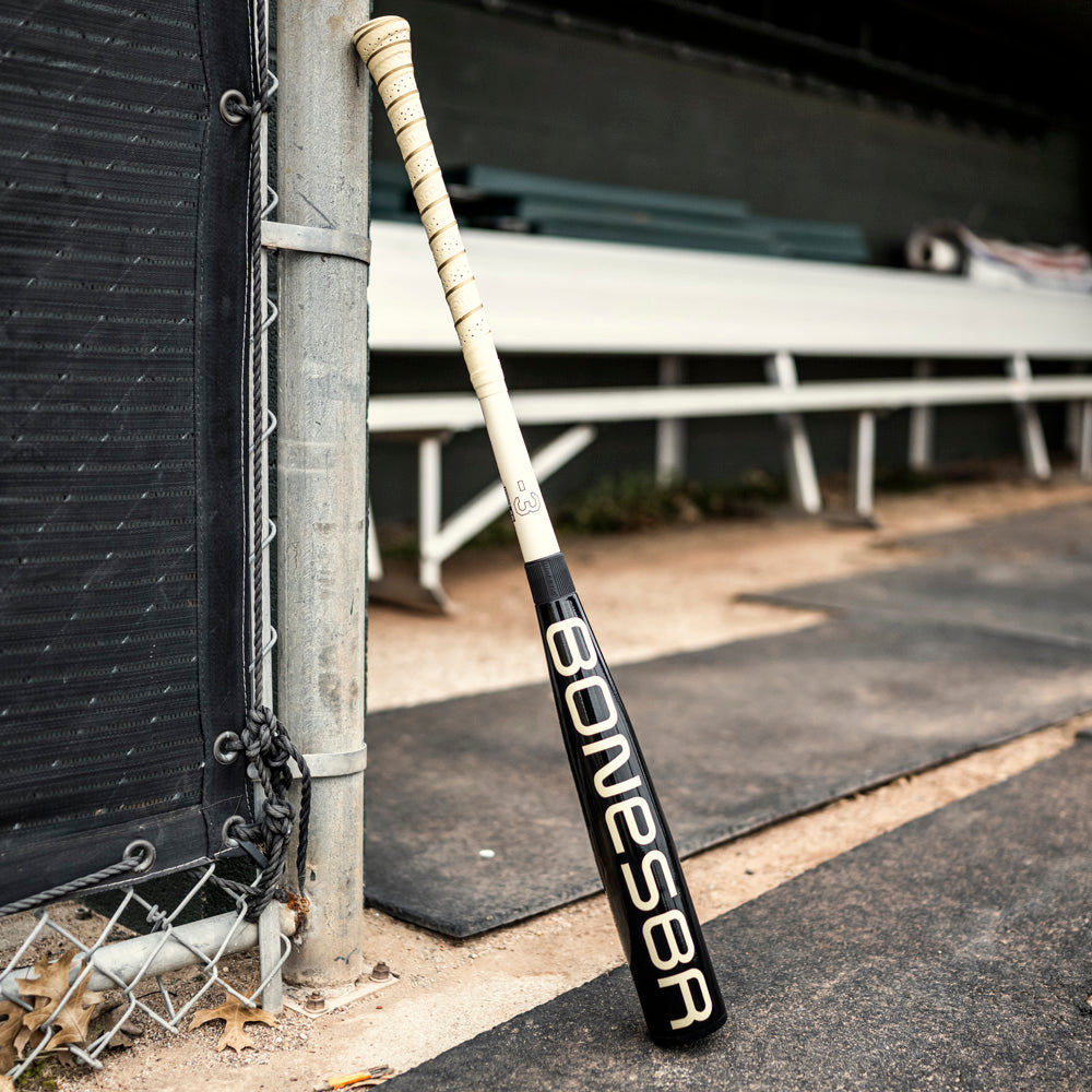 2025 Warstic Bonesaber Hybrid Black Cobra (-3) BBCOR Baseball Bat: MBBSRHB25BK3