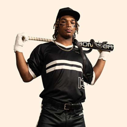 2025 Warstic Bonesaber Hybrid Black Cobra (-3) BBCOR Baseball Bat: MBBSRHB25BK3
