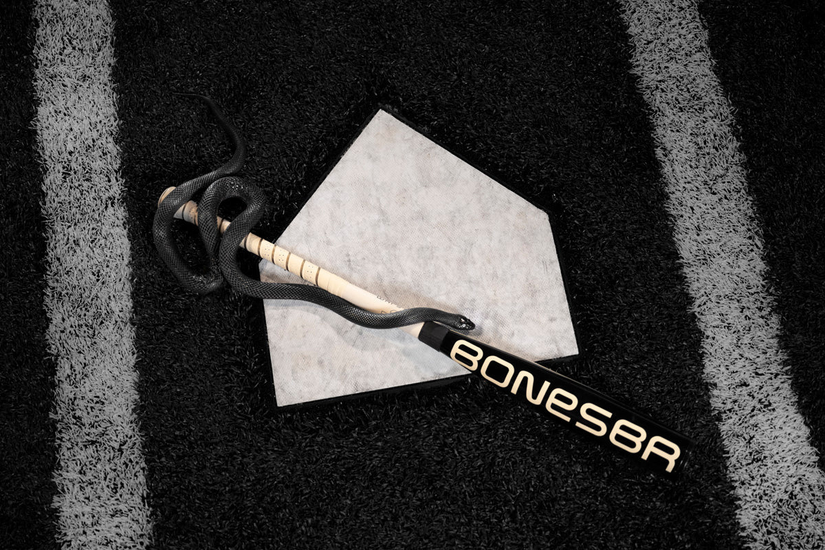 2025 Warstic Bonesaber Hybrid Black Cobra (-3) BBCOR Baseball Bat: MBBSRHB25BK3