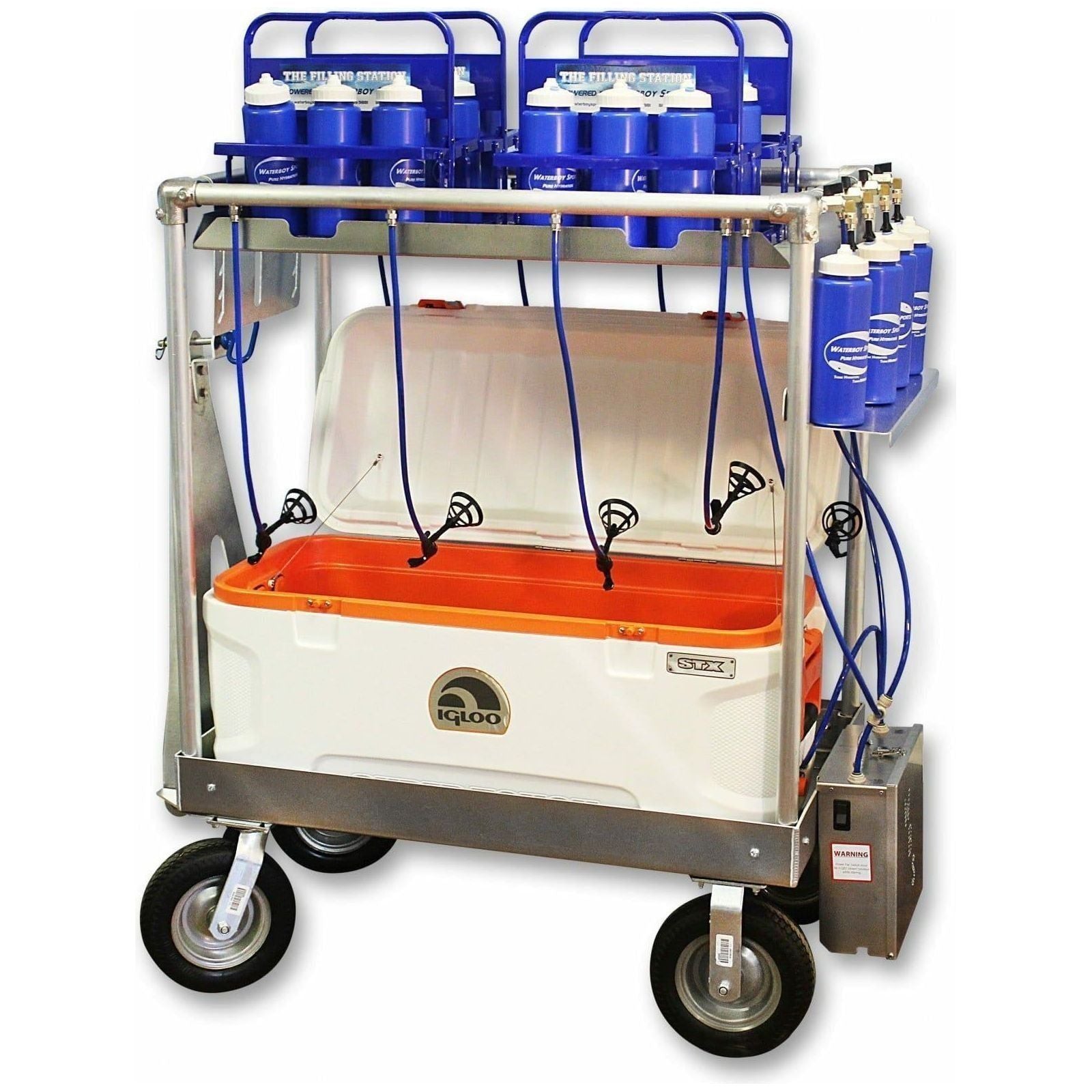 Waterboy Sports Horizontal Power Cooler 120 Water Filling Station (HP-C120-FS)