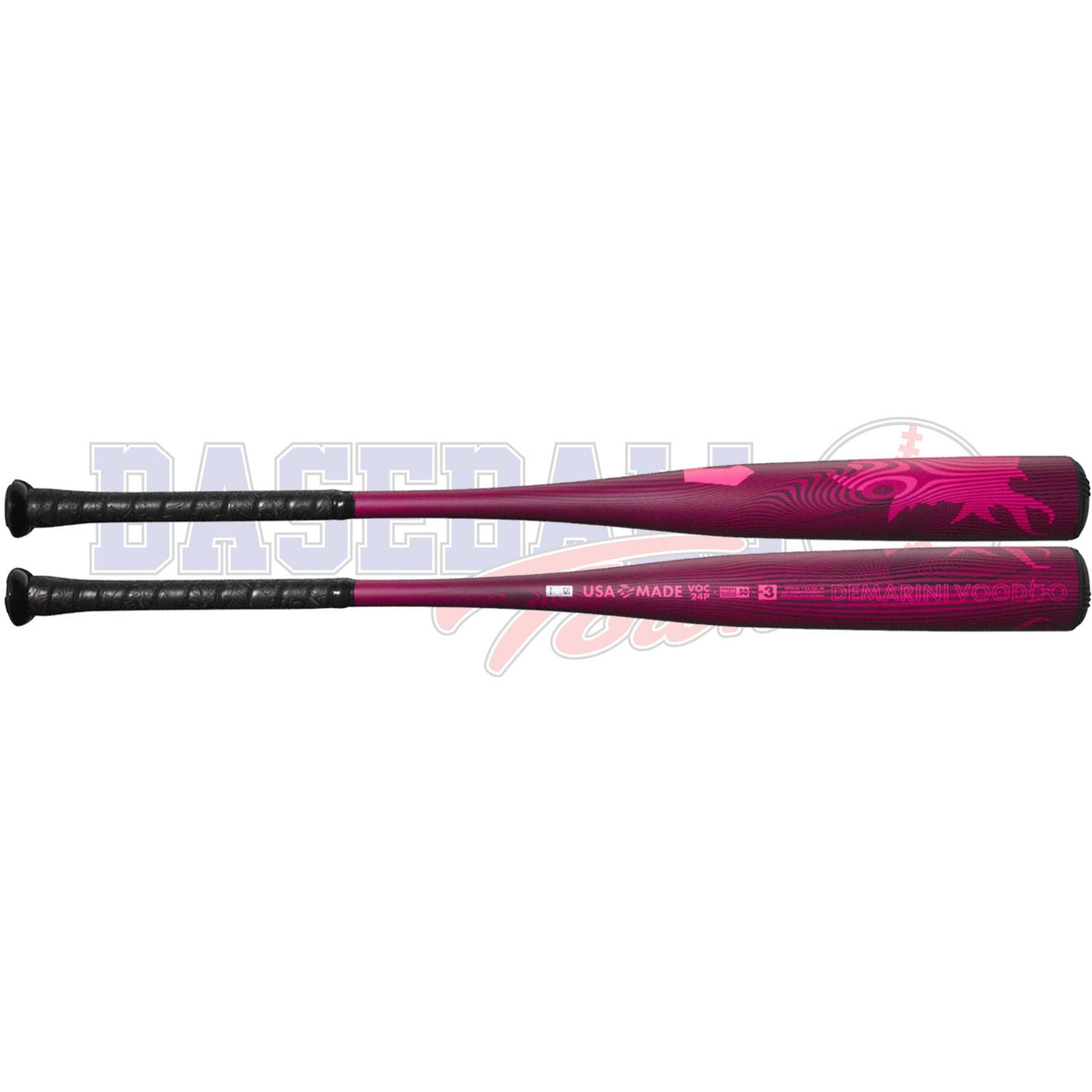 2024 Demarini Neon Pink Voodoo One BBCOR Baseball Bat (-3)
