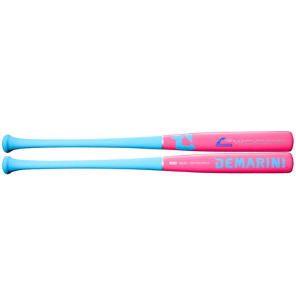 Demarini The Woods BBCOR Certified Adult Baseball Bat (-3 Drop), Pink Wood Composite