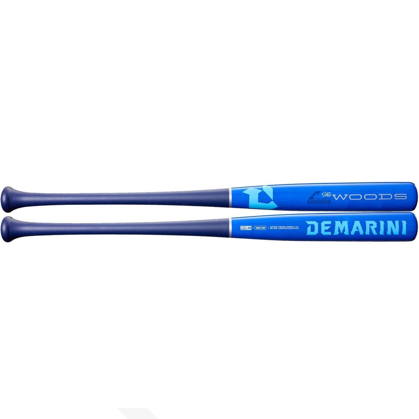 Demarini The Woods BBCOR Certified Adult Baseball Bat (-3 Drop), Royal Wood Composite