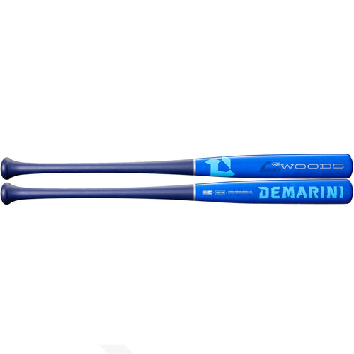 Demarini The Woods BBCOR Certified Adult Baseball Bat (-3 Drop), Royal Wood Composite