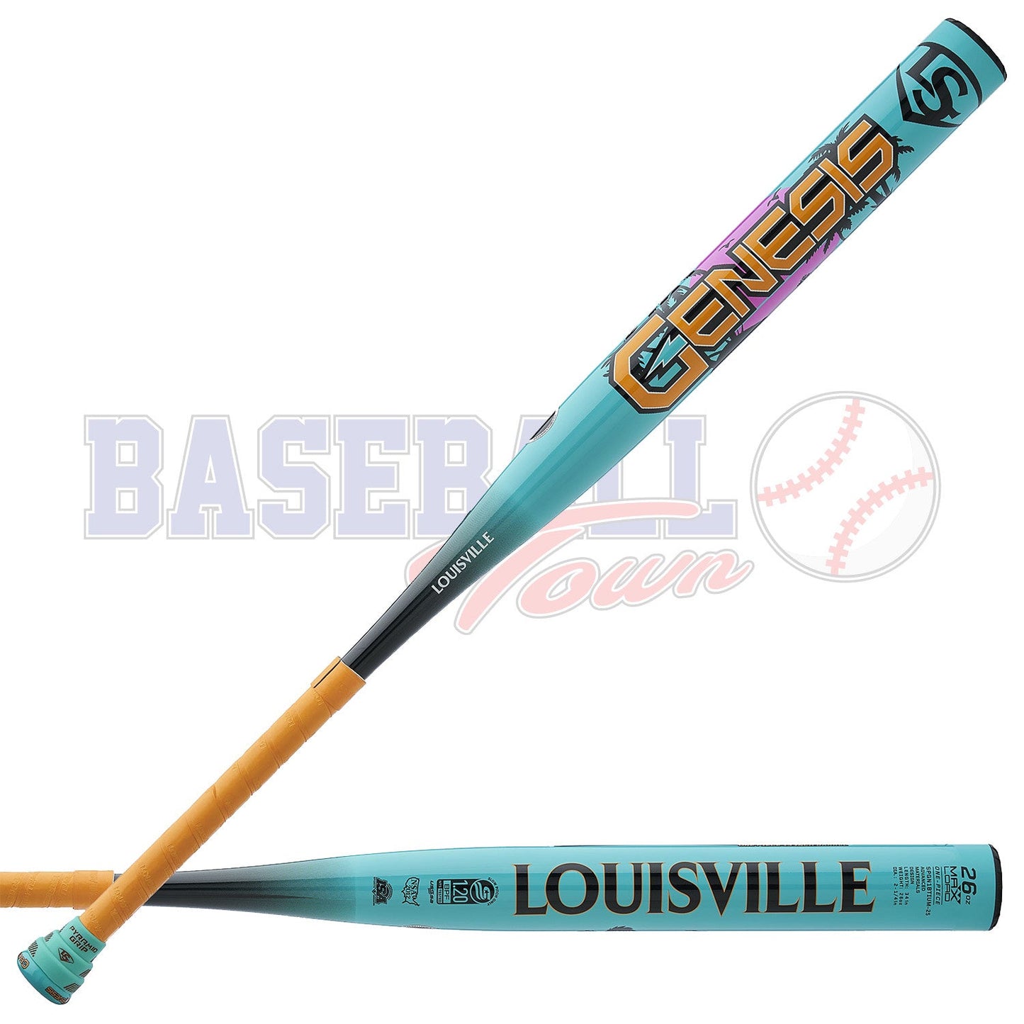 2025 Genesis Castaway Island USSSA 1-Piece 13" Barrel Maxload Slowpitch Bat