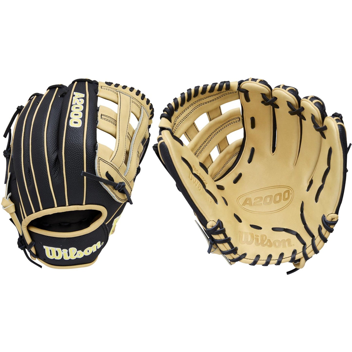 Wilson A2000 Classic DW5 w/SS Blonde/Black 12" Baseball Glove