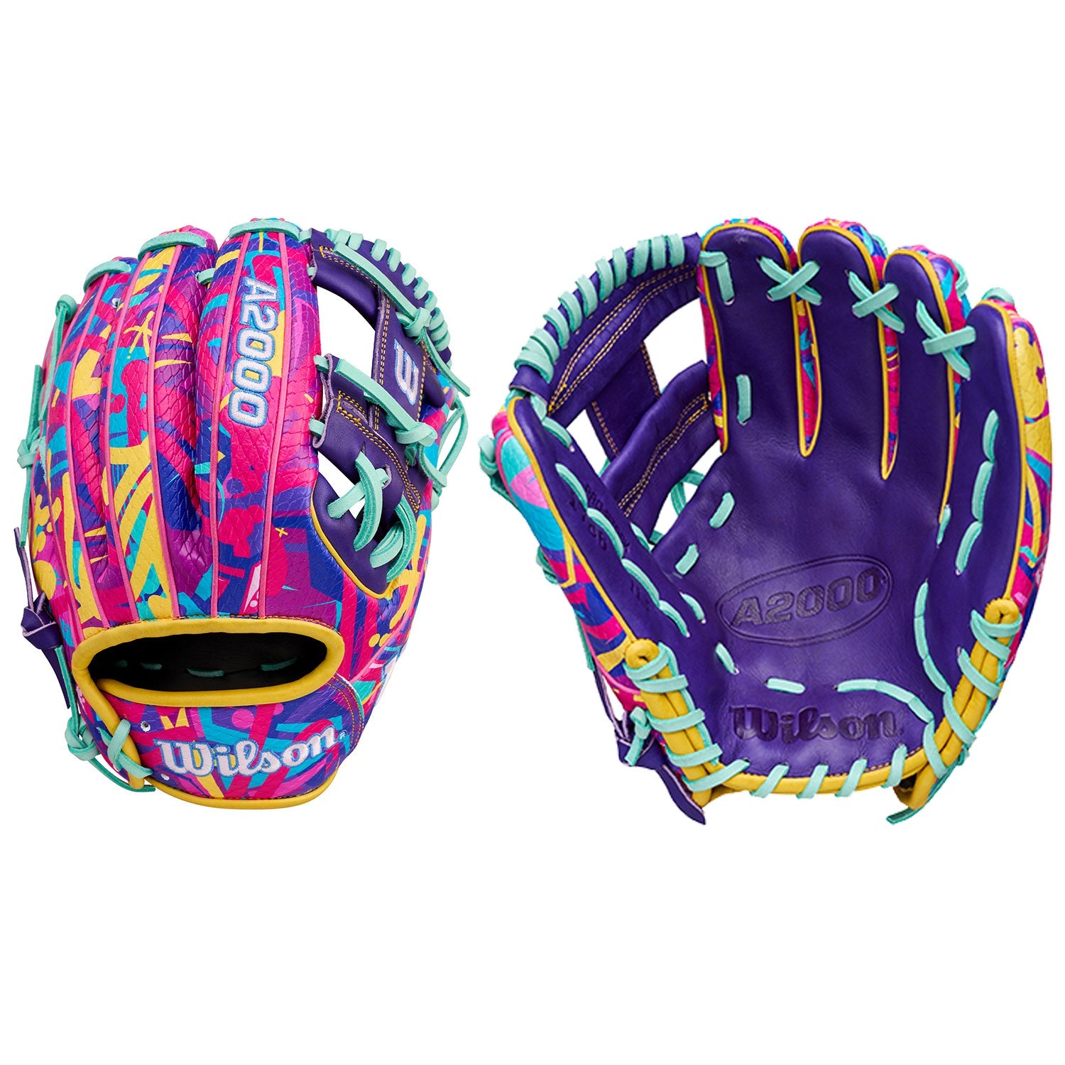 Wilson A2000 January 2026 Glove of the Month 1786SS Graffiti 11.5" Baseball Glove