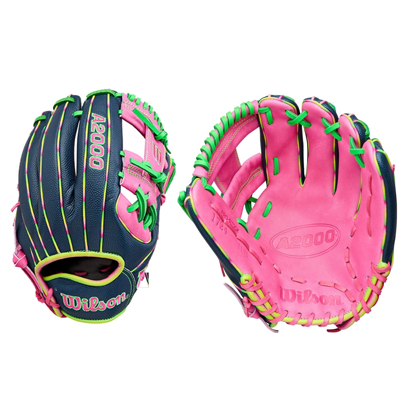 Wilson A2000 June 2026 Glove of the Month Flashy Flamingo 1724 11.75" Baseball Glove