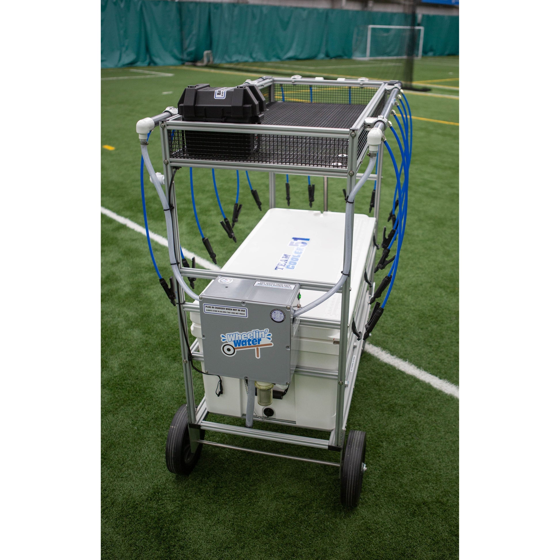 Wheelin Water WTM51-16 Team Cooler 51  (51 GALLON COOLER) Water Hydration Cart