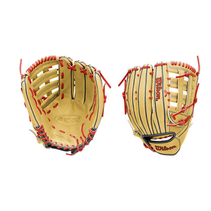 Wilson A1000 H12 13.5" Blonde/Red Slowpitch Glove
