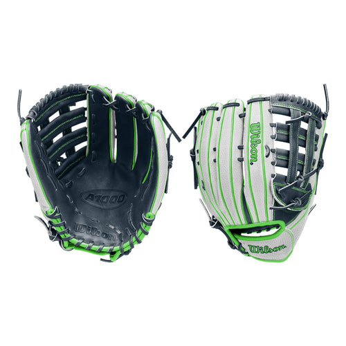 Wilson A1000 H12 13.5" White/Navy/Green Slowpitch Glove