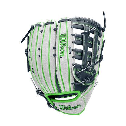 Wilson A1000 H12 13.5" White/Navy/Green Slowpitch Glove