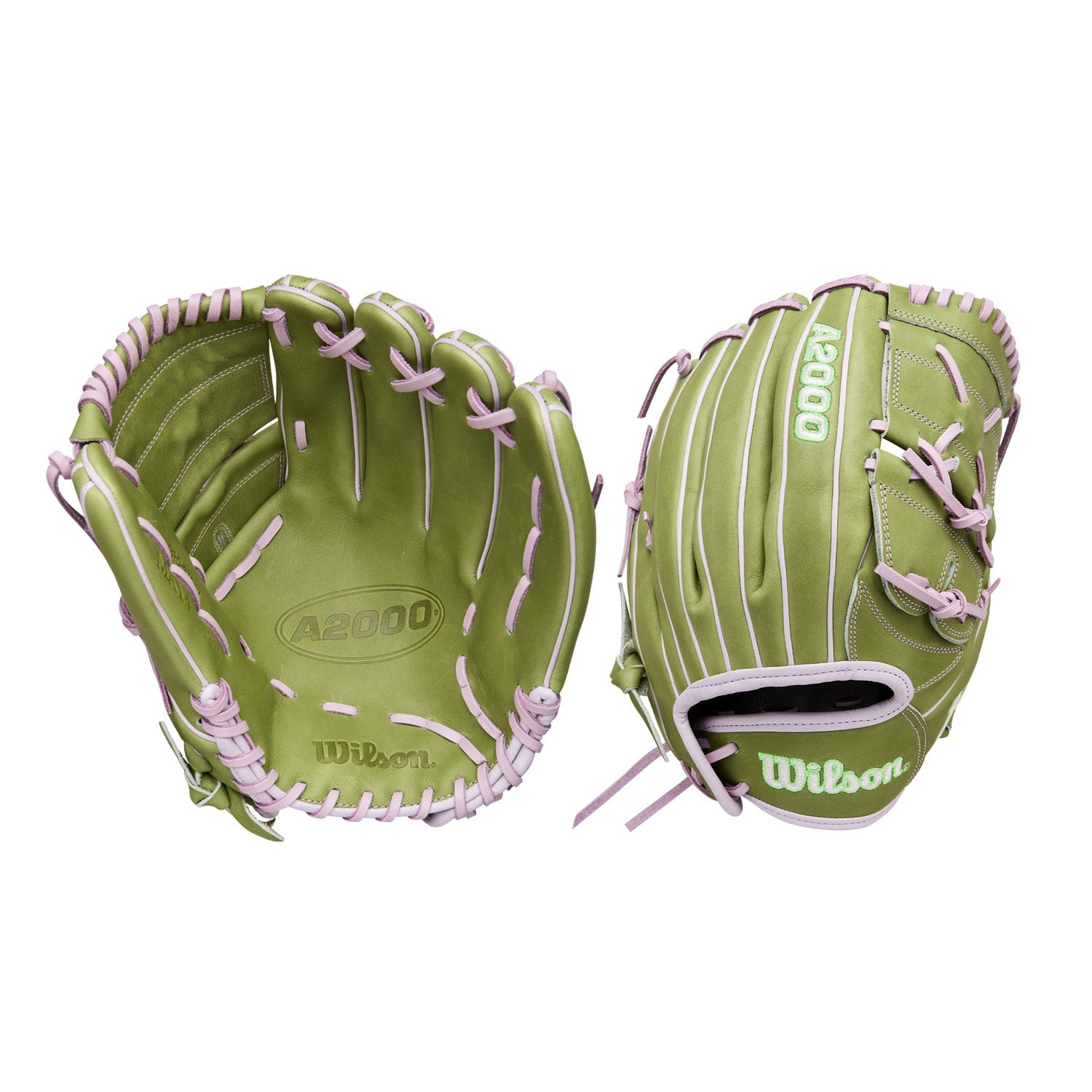 Wilson A2000 Fall 2025 MA14 Olive 12.25" Softball Glove