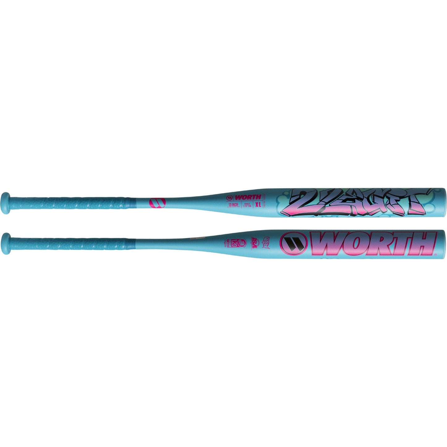2026 Worth 2Legit 1-Piece 13" Barrel USSSA XL Load Slowpitch Bat