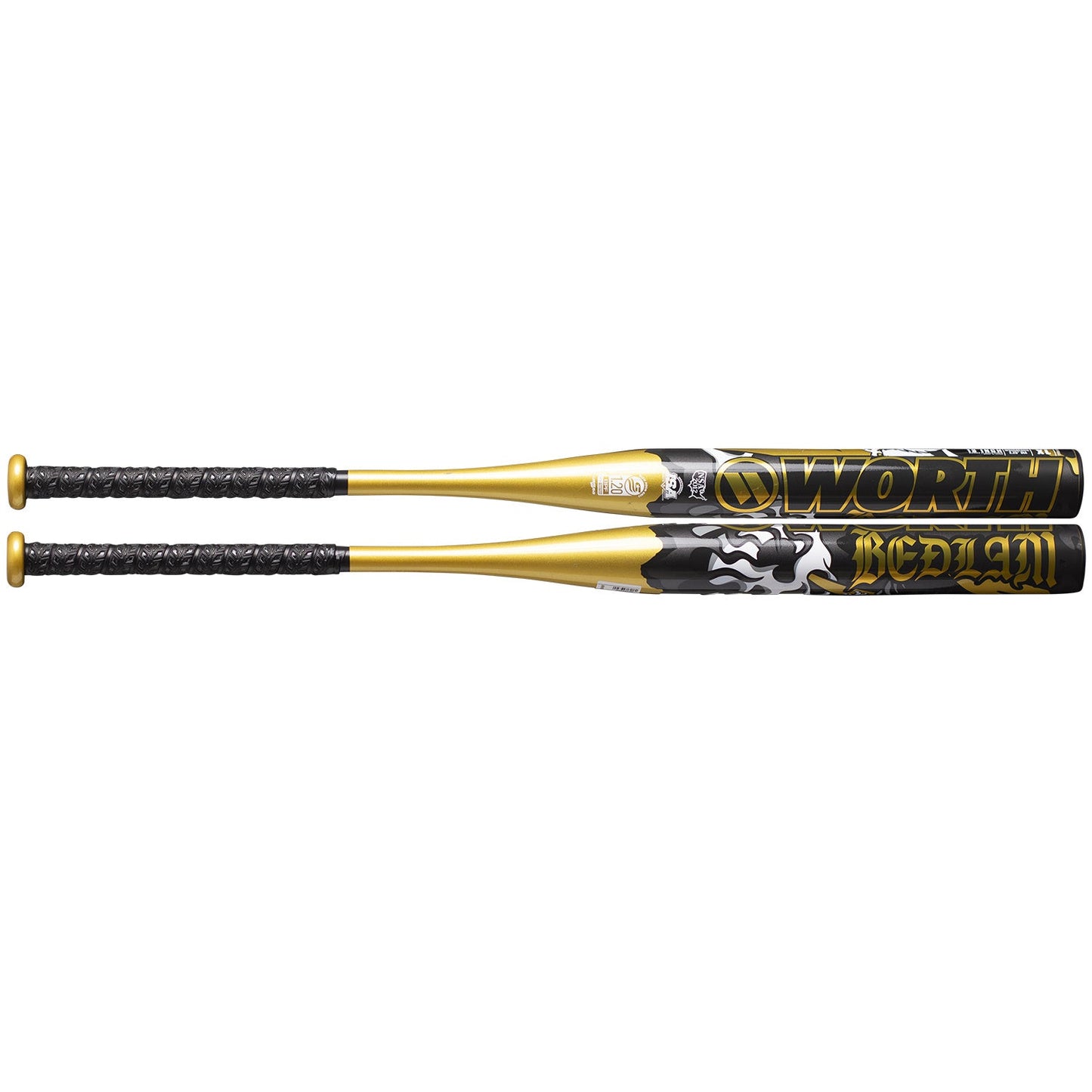 Bedlam Gold USSSA 13" Barrel Loaded Slowpitch Bat